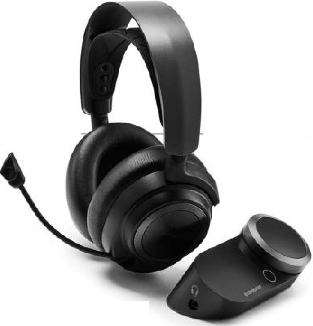 SteelSeries Arctis Nova Pro Wireless Multi-System Gaming Headset - Premium Hi-Fi Drivers - Active Noise Cancellation - Infinity Power System - Stealth